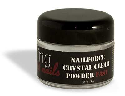 NAILFORCE acryl powder fast crystal clear 4g