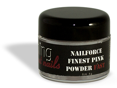 NAILFORCE acryl powder fast finest pink 4g