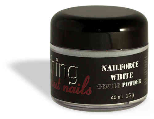 NAILFORCE acryl powder gentle white 25g
