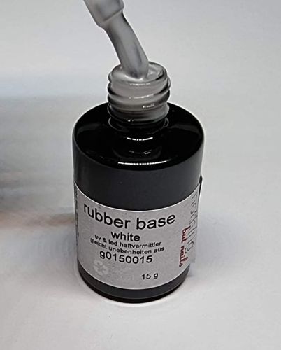rubber base white 15g flasche